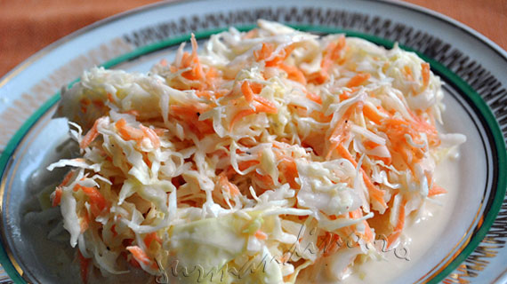 Salata americana de varza - Coleslaw