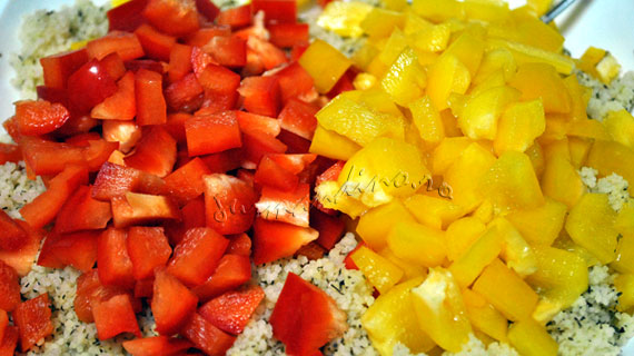 Salata de couscous cu grapefruit si feta