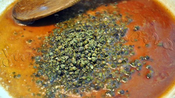 Reteta de friptura - vrabioara de vita Angus cu sos de piper verde