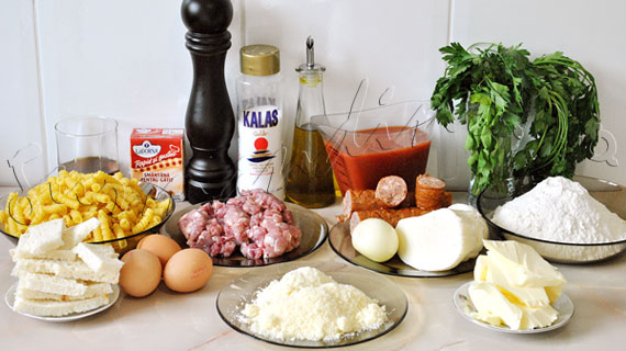 Il Timballo - Placinta italieneasca, cu paste, carne, legume si branzeturi